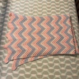 Handmade crochet baby blanket